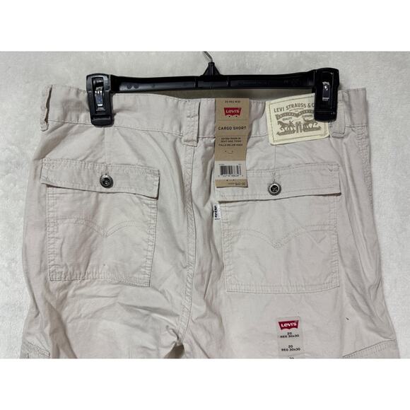 Levi Strauss Khaki Cargo Shorts Boys 20 Regular 30x30 *NWT - Picture 5 of 6